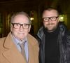 En souvenir de son papa disparu en 2020, son fils Alexandre se rend souvent à Peillon pour déjeuner aux Plaisirs.
Claude Brasseur et son fils Alexandre - Générale de la pièce "La porte à côté" au Théâtre Édouard VII à Paris, le 10 fevrier 2014. © COADIC GUIREC / BESTIMAGE