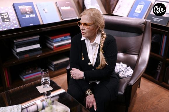 Exclusif - Sylvie Vartan - Inauguration de la cabine de coiffure de Christophe Nicolas Biot à l'hôtel Lutetia à Paris le 19 octobre 2023. © Rachid Bellak/Bestimage