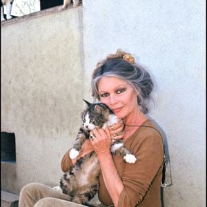 Archives - Brigitte Bardot visite un local de la SPA. Frederic Herve / Bestimage