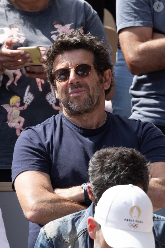 Patrick Bruel dans les tribunes lors des Internationaux de France de Tennis de Roland Garros 2025. Paris,© Jacovides / Moreau / Bestimage