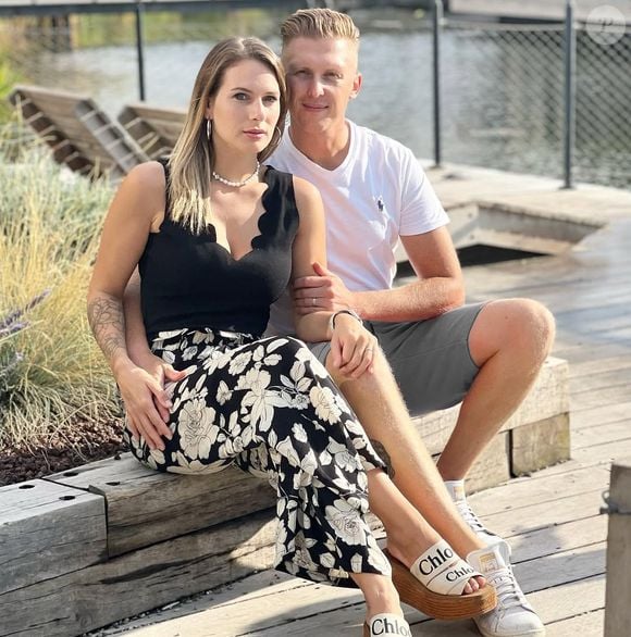 Camille avec son ex mari Nicolas Santoro. 
Instagram @madame.santoro