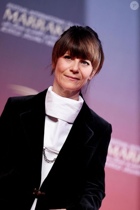Marina Foïs au photocall de la cérémonie d'ouverture et à la projection du film "L'Ordre" lors du 21ème Festival international du film de Marrakech, le 29 novembre 2024j à Marrakech, Maroc. © Dominique Jacovides/Bestimage