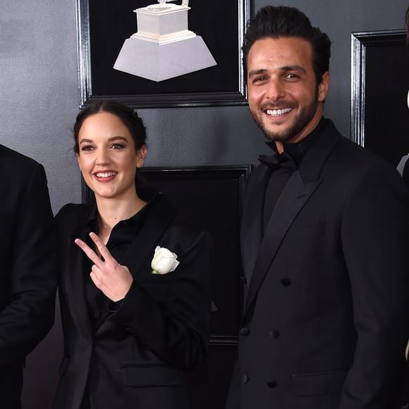 Maxim Nucci, alias Yodelice, l'a prise sous son aile et lui a ouvert les portes du succès ainsi que la première de ses concerts 
Exclusif - Jain (nommée pour le Grammy Award du meilleur clip vidéo) et son producteur Maxim Nucci (Yodelice) qui vient de terminer l'album de J. Hallyday à Los Angeles,  à la 60ème soirée annuelle des Grammy Awards à Madison Square Garden à New York,  le 28 janvier 2018 © Chris Delmas/Bestimage