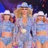 Beyonce Knowles en concert à Los Angeles dans le cadre de sa tournée "Cowboy Carter". Beyonce a fait monter sur scène ses filles Blue Ivy et Rumi Carter. Backgrid USA / Bestimage