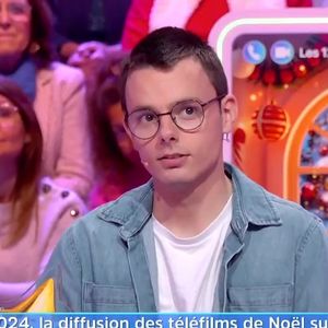Emilien dans "Les 12 Coups de midi", le 18 décembre 2024, sur TF1