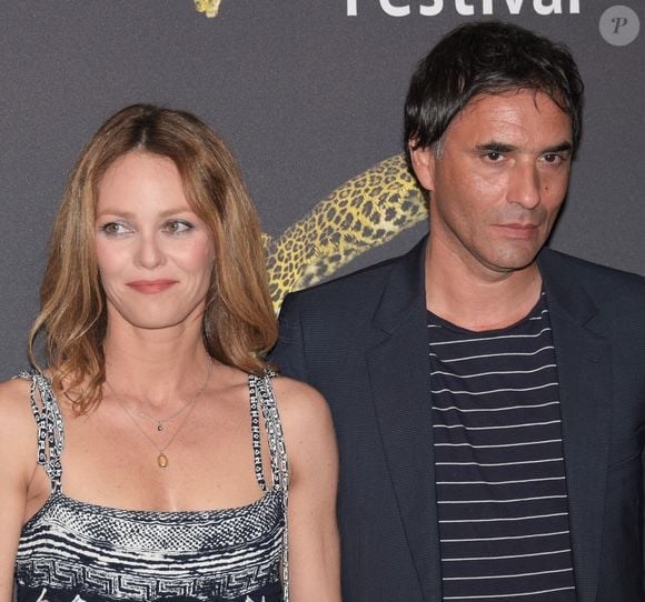 Vanessa Paradis actrice et Samuel Benchetrit réalisateur dans quelques moments à Locarno à l'arrivée, Suisse le 8 août 2017. Photo par Splash News/ABACAPRESS.COM