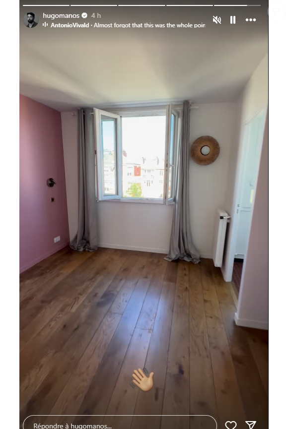 Il y vivait seul depuis sa rupture

Hugo Manos annonce qu'il va quitter son appartement du 18e arrondissement de Paris - Instagram, le 18 juin 2025