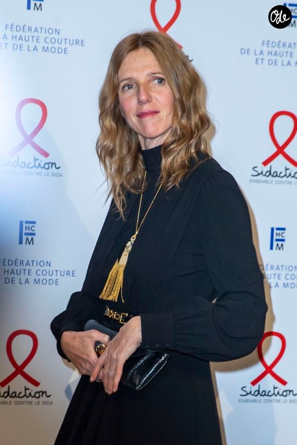 Sandrine Kiberlain lors du photocall de la 18ème édition du "Dîner de la mode du Sidaction" au Pavillon Cambon Capucines - Potel et Chabot à Paris, France, le 23 janvier 2020. © Olivier Borde/Bestimage