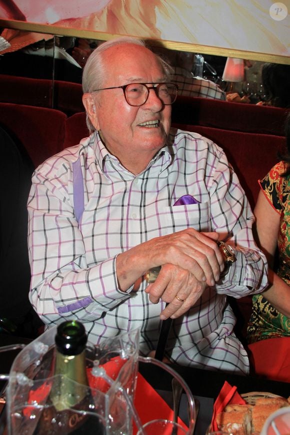 Jean-Marie Le Pen lors de la soirée d'anniversaire de Pierre-Jean Chalençon (né le 23 juin 1970) au Oh! César-Paris le 29 juin 2022.

© Philippe Baldini / Bestimage