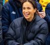 Une sorte de télé réalité dans laquelle elle dévoile sa vie derrière les fourneaux
Le prince Harry, duc de Sussex et Meghan Markle, duchesse de Sussex, assistent à un match de basketball en fauteuil lors des "Invictus Games Vancouver Whistler 2025" à Vancouver, le 9 février 2025. Backgrid USA / Bestimage