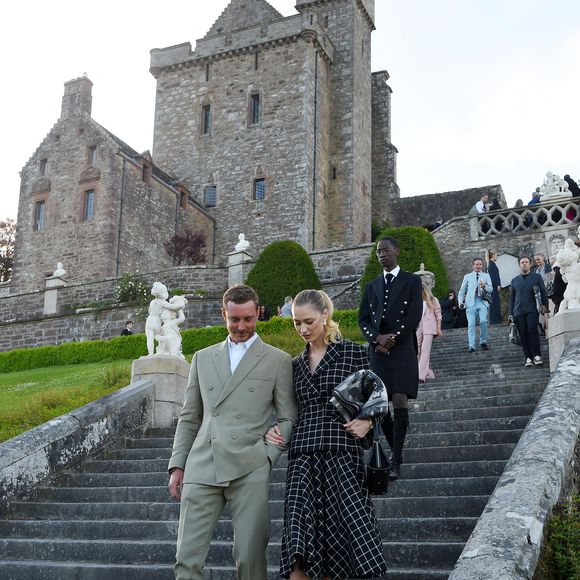 Pierre Casiraghi et sa femme Beatrice Borromeo - People au défilé de mode "Dior Croisière 2025" à Perthshire en Ecosse. Le 3 juin 2024
© Tony Nicoletti / MirrorPix / Bestimage