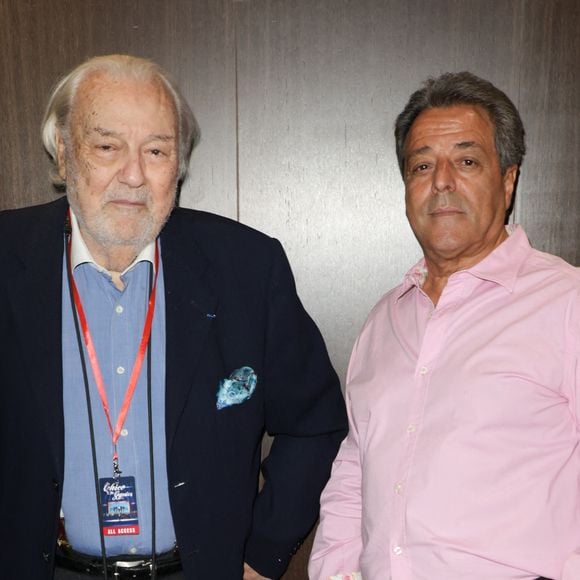 Exclusif - Norbert Saada et Chico Bouchikhi - People au concert de Chico & The Gypsies qui célèbrent 45 ans de carrière au Palais des Congrès avec un concert symphonique inédit le 24 mai 2025. Portés par 80 musiciens et des invités prestigieux, leurs tubes cultes ont résonné dans une version grandiose, entre rumba, flamenco et symphonie.
© Guirec Coadic / Bestimage