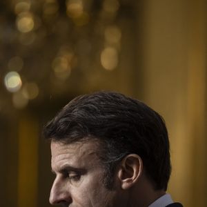 Le président de la République française Emmanuel Macron reçoit le Chancelier allemand Olaf Scholz pour une réunion de travail au palais de l'Elysée à Paris, le 22 janvier 2025. 
© Eliot Blondet / Pool / Bestimage