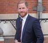 Il a profité de sa présence en Europe pour rendre visite à l'Ukraine, en guerre avec la Russie depuis l'invasion russe en février 2022.
Le prince Harry, duc de Sussex à l'issue du 2ème jour de son appel de la décision de la Haute Cour à propos de son droit à des gardes du corps armés payés par le contribuable, le 9 avril 2025. Zuma Press / Bestimage