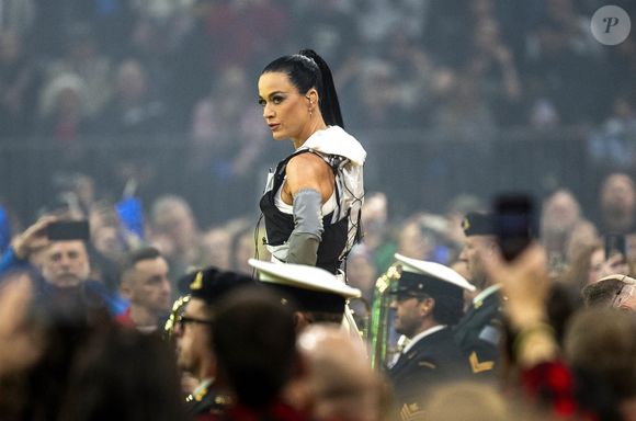 Katy Perry lors de la cérémonie d'ouverture des "Invictus Games Vancouver Whistler 2025" au Canada, le 9 février 2025 © Backgrid UK/ Bestimage