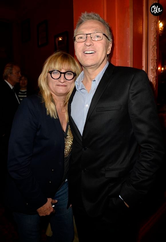 Christine Bravo et Laurent Ruquier - Backstage de la 150ème représentation de la pièce "Je préfère qu'on reste amis" au Théâtre Antoine à Paris le 5 novembre 2014.

© COADIC GUIREC / BESTIMAGE