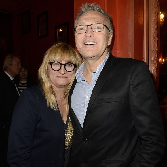 Christine Bravo et Laurent Ruquier - Backstage de la 150ème représentation de la pièce "Je préfère qu'on reste amis" au Théâtre Antoine à Paris le 5 novembre 2014.

© COADIC GUIREC / BESTIMAGE