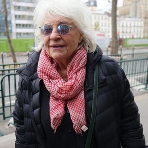 Catherine Lara à la sortie des studios de RTL à Paris, France, le 7 décembre 2023. © Jonathan Rebboah/Panoramic/Bestimage