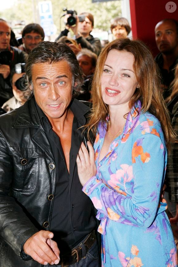 Archives - Jean-Michel Tinivelli et Marine Delterme lors de la conférence de presse de rentrée de TF1 à l'Olympia à Paris, le 29 août 2007. © Frédéric Piau/Bestimage