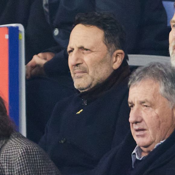 Arthur (Jacques Essebag) - Célébrités assistent au match de Ligue des Nations entre la France et l' Israël (0-0) au Stade de France à Saint-Denis le 14 novembre 2024. © Cyril Moreau/Bestimage