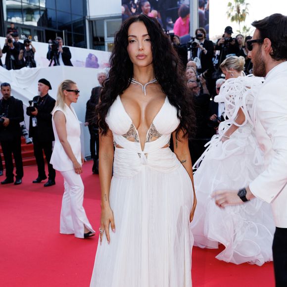 Nabilla Benattia - Montée des marches du film « The history of sound » lors du 78ème Festival International du Film de Cannes, au Palais des Festivals à Cannes. Le 21 mai 2025
© Jacovides-Moreau / Bestimage