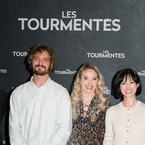 Lucas Belvaux, Niels Schneider, Déborah François, Linh-Dan Pham et Ramzy Bedia - Avant-première du film "Les tourmentés" à l'UGC Ciné Cité Les Halles à Paris le 3 septembre 2025. © Coadic Guirec/Bestimage