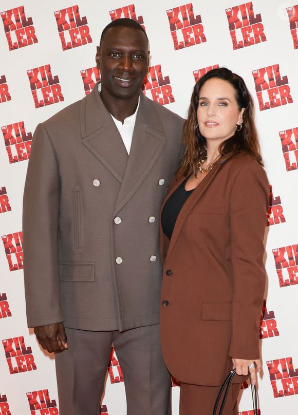 Omar Sy et Hélène Sy - Avant-première du film "The Killer" au cinéma Pathé Palace à Paris © Coadic Guirec / Olivier Borde / Bestimage