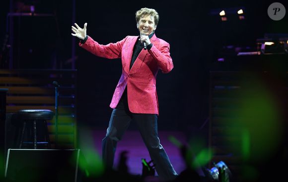 Barry Manilow en concert à l'O2 Arena de Londres, le 26 mai 2014.

Photo : Abaca