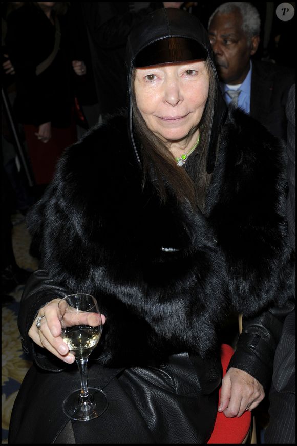 Brigitte Fontaine - 12e édition du printemps des poètes dans les salons du Ministère de la Culture. Photo par AGENCE / BESTIMAGE