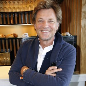 Exclusif - Laurent Delahousse - Déjeuner dans la loge de France Télévision lors des Internationaux de France de Tennis de Roland Garros 2024 - Jour 12, à Paris. Le 6 Juin 2024.  

© Bertrand Rindoff / Bestimage