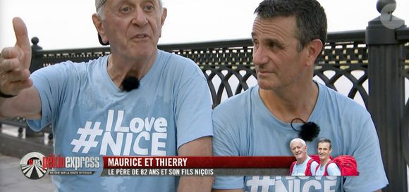 Maurice et Thierry - Emission 1 de "Pékin Express 2020", diffusée le 25 février 2020 sur M6.