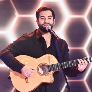 Exclusif - Kendji Girac à l'enregistrement de l'émission "Vivement Dimanche", le 26 janvier 2025. © Guillaume Gaffiot/Bestimage