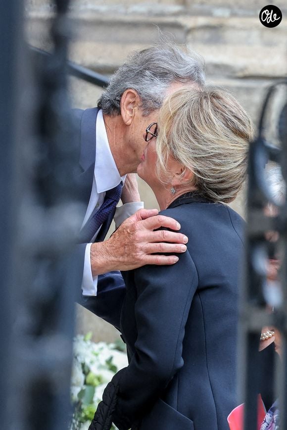 Claude Chirac aux funérailles de B. Chirac à la basilique Sainte-Clotilde à Paris (7e) le 12 juin 2026. L’ancienne première dame de France est décédée le 5 juin 2026 à l’âge de 93 ans. 
© Jacovides / Liewig / Bestimage