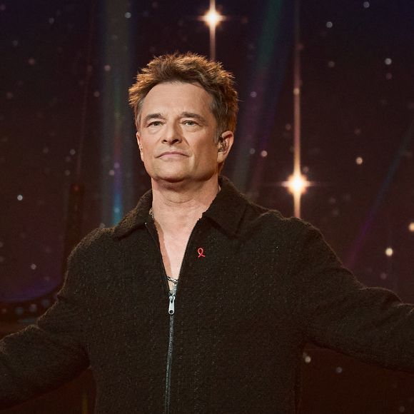 David Hallyday lors de l’enregistrement de l’émission “Les stars s’unissent pour le Sidaction” au théâtre Marigny à Paris, France, le 11 mars 2025.

© Guirec-Moreau/ Bestimage