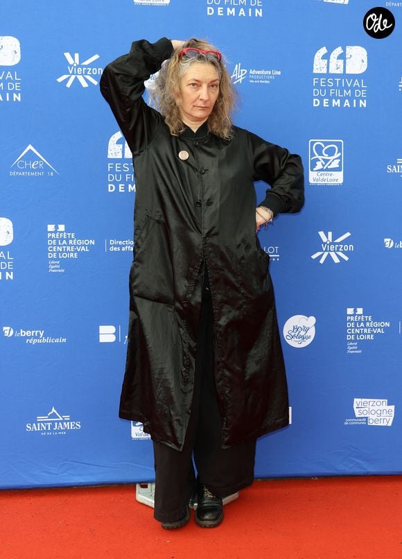 Corinne Masiero au photocall du film "Nous Les Femmes" lors de la 3ème édition du festival du film de Demain (30 mai - 2 juin 2024), à Vierzon, France, le 1er juin 2024. © Coadic Guirec/Bestimage