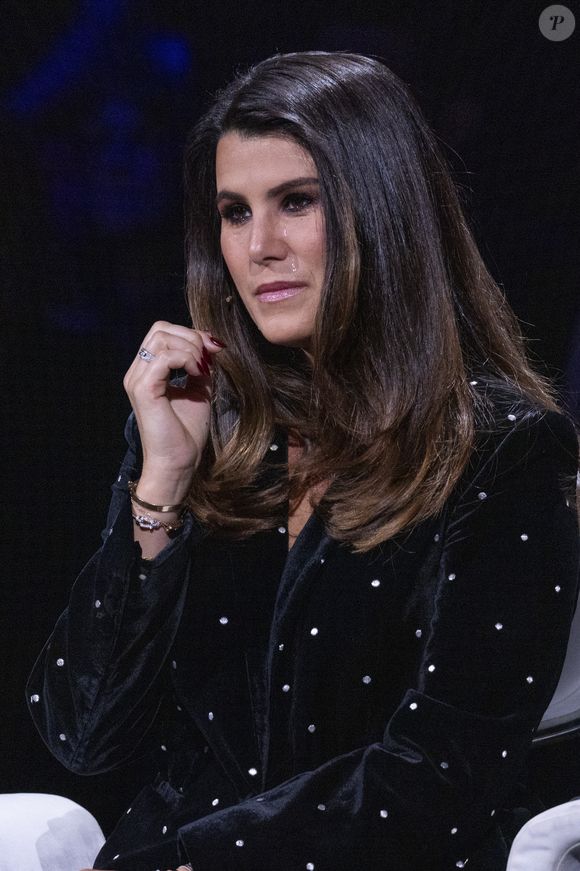 Exclusif - Karine Ferri - Enregistrement de l'émission "La chanson secrète 13", présentée par N.Aliagas et diffusée le 29 décembre sur TF1
© Guillaume Gaffiot-Cyril Moreau / Bestimage