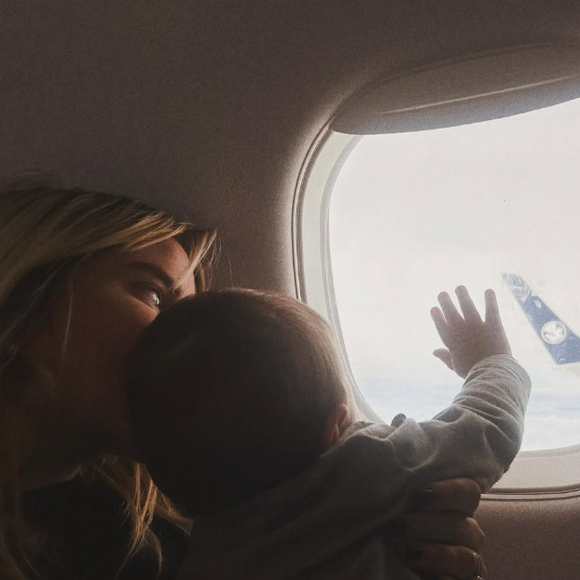 Sophie Tapie maman d'un garçon prénommé César