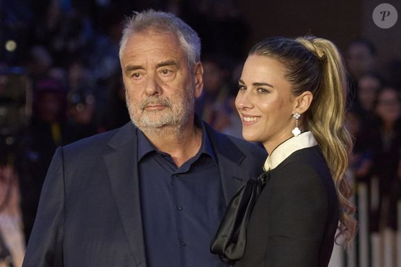 Luc Besson, Sarah Saldmann à la première du film "Dracula" de L.Besson lors de la 20ème édition du festival du film de Rome le 24 octobre 2025. Backgrid UK/ Bestimage
