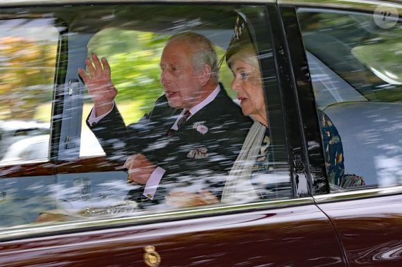 La famille royale assiste au service religieux traditionnel du dimanche à Crathie Kirk, Crathie.
©GOFF INF / BESTIMAGE