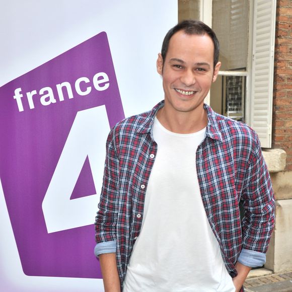 Gaël Leforestier lors de la conférence de presse de rentrée de la chaîne de télévision France 4 au Bastille Design Center. © Guillaume Gaffiot /Bestimage