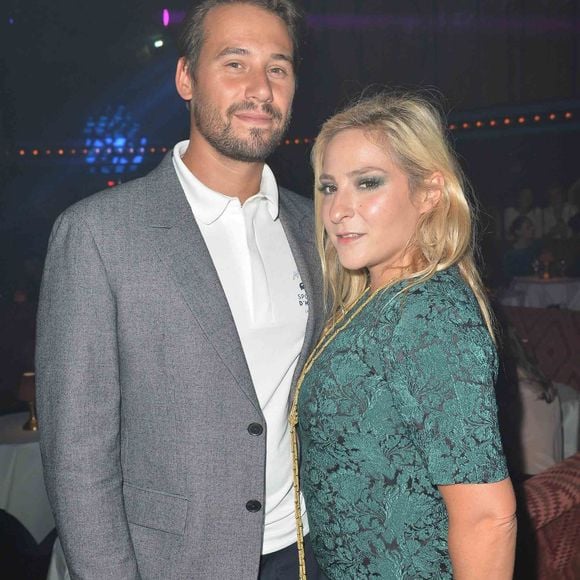 Marilou Berry et son compagnon Alexis dit Le Diamantaire (artiste street art) - 
Chantal Thomass et Damart présente le "Thermolactyl show" au Manko à Paris, France, le 14 septembre 2017. © Veeren/Bestimage