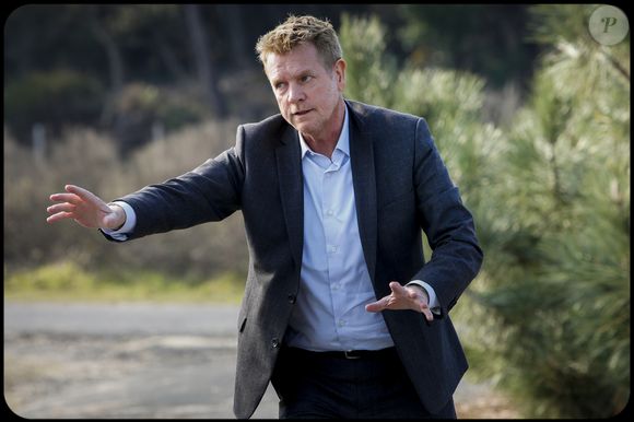 Exclusif - Xavier Deluc sur le tournage du téléfilm "Meurtres dans les Landes", qui sera diffusé le 9 septembre sur France 3. © Thierry Langro / Bestimage