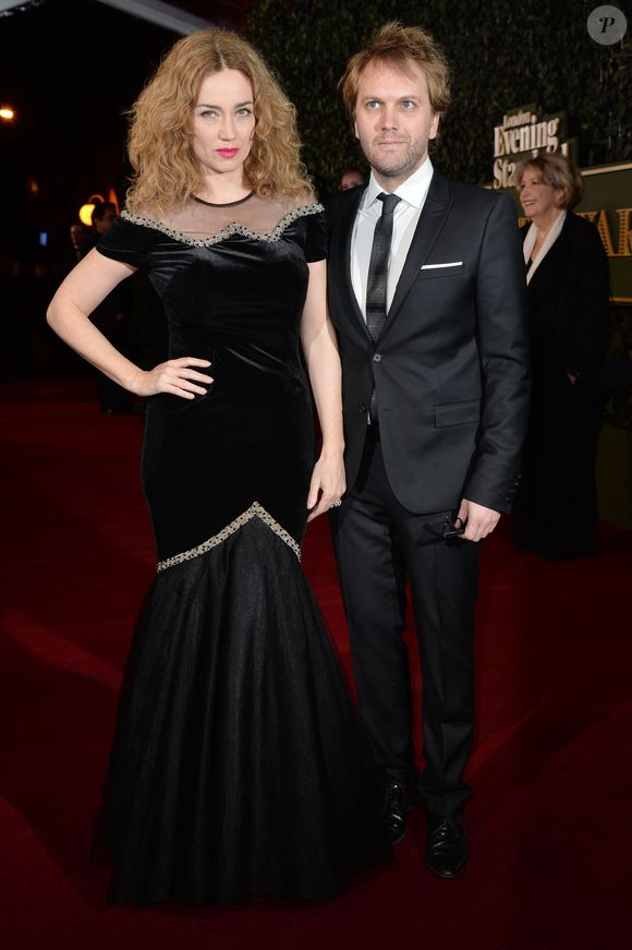 Marine Delterme et son mari Florian Zeller à la soirée ‘Evening Standard Theatre Awards’ à Londres, le 22 novembre 2015. © AGENCE / BESTIMAGE