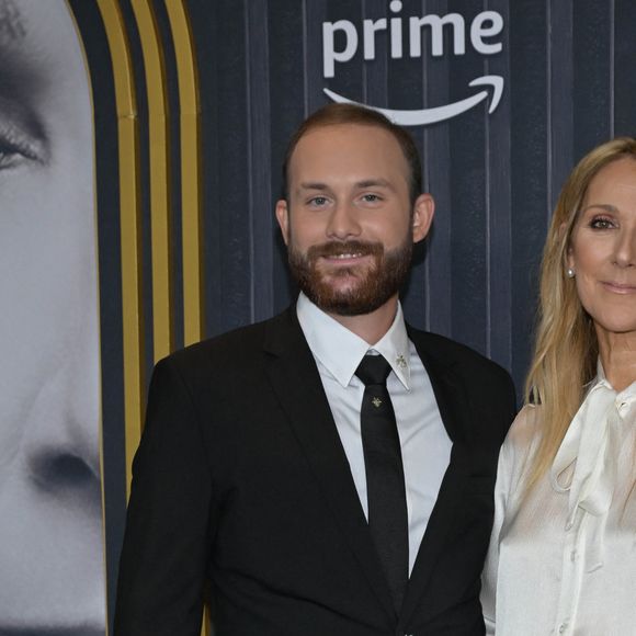 Celine Dion et son fils René-Charles Angélil à la projection du documentaire "I am : Celine Dion" à New York le 17 juin 2024.
