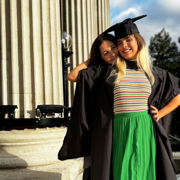 Cristiana Reali fière de sa fille Toscane