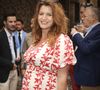 Entourée de ses proches et de nombreuses personnalités du monde politique et médiatique,

Exclusif - Marlène Schiappa enceinte au déjeuner du Chinese Business Club, avec C.Hanouna comme invité d’honneur, à Paris, France, le 19 juin 2025. © Jack Tribeca/Bestimage