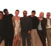 Eric Serra, Chris Tucker, Luc Besson, Milla Jovovich, Bruce Willis et Jean Paul Gaultier pour le Cinquième élément au Festival de Cannes 1997 ©ANGELI-RINDOFF-GARCIA / BESTIMAGE