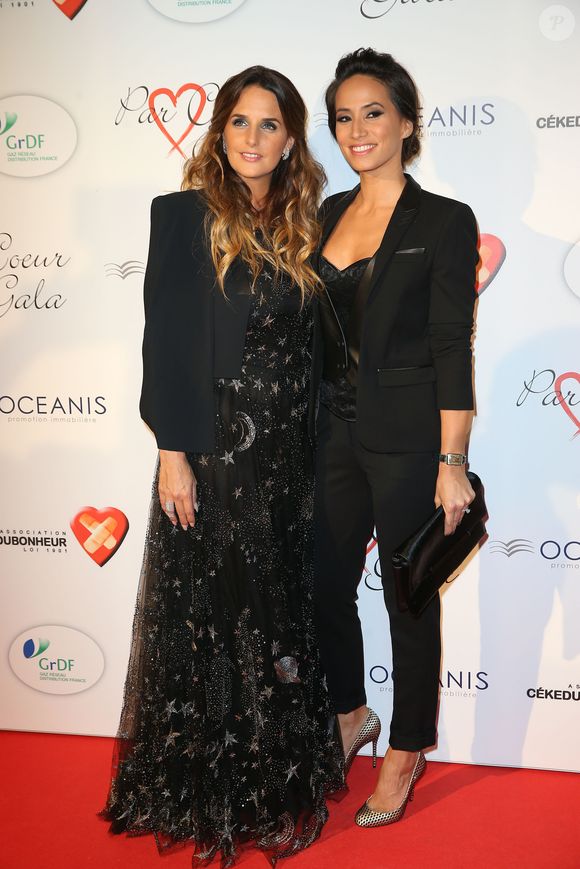 Hélène Sy et Axelle Francine - Personnalités au gala "Par Coeur" pour les 10 ans de l'association "Cekedubonheur" au pavillon d'Armenonville à Paris. Le 24 septembre 2015. © CYRIL MOREAU / BESTIMAGE