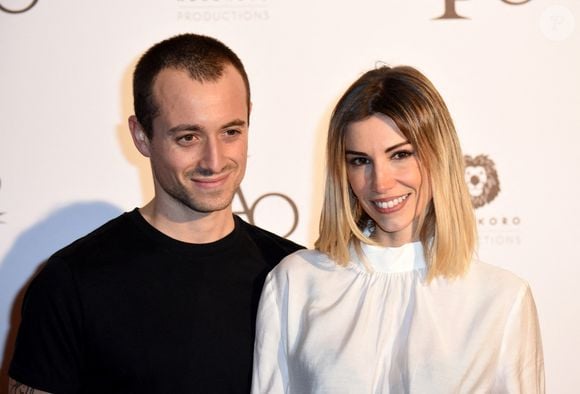 Hugo Clement et Alexandra Rosenfeld assistant à la première de YAO au Grand Rex à Paris, France, le 15 janvier 2019.