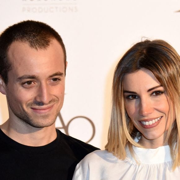 Hugo Clement et Alexandra Rosenfeld assistant à la première de YAO au Grand Rex à Paris, France, le 15 janvier 2019.